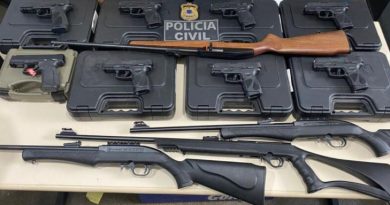 OITO PESSOAS FORAM PRESAS, UMA DELAS EM JEQUIÉ, SUSPEITAS DE COMÉRCIO ILEGAL DE ARMAS E MUNIÇÕES